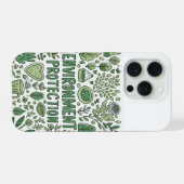 環境保護 iPhone 15 Pro カー iPhoneケース (裏面横)