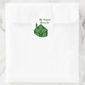 環境問題頭が切れるを再考する ラウンドシール (バッグ)