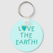 環境地球を愛して下さい キーホルダー (正面)