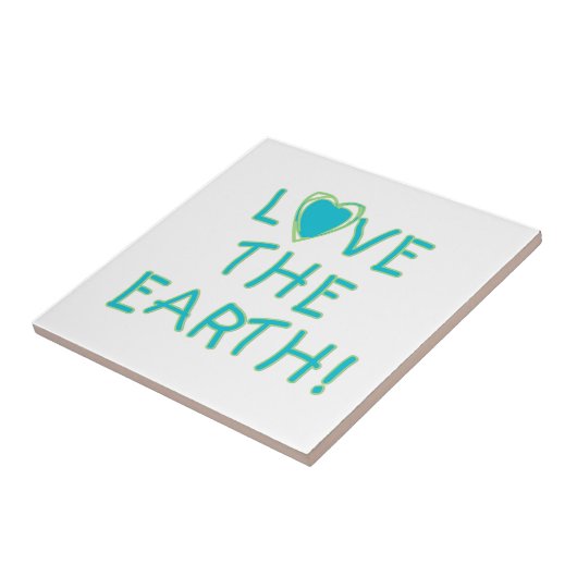 環境地球を愛して下さい タイル (側面)