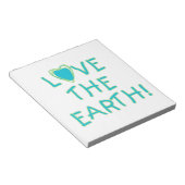 環境地球を愛して下さい ノートパッド (アングル)