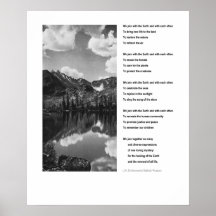 環境地球日のポス感動的ター