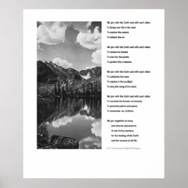 環境地球日のポス感動的ター ポスター