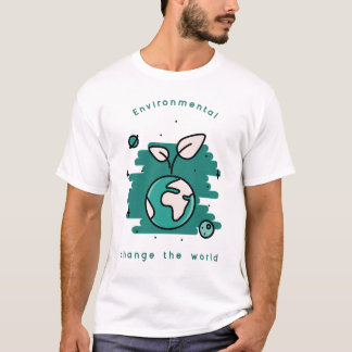 環境変革 世界 エコ スプラウト Tシャツ