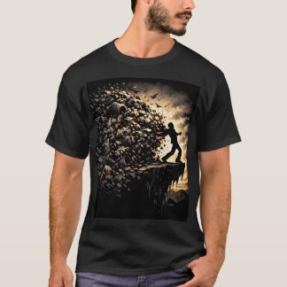環境崩壊の淵にて Tシャツ