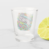 環境幸福ガラス ショットグラス (裏面)