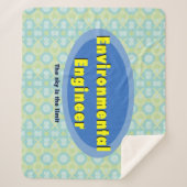 環境技術者ブルーオーバル シェルパブランケット (正面)