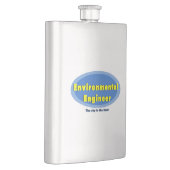 環境技術者ブルーオーバル フラスク (右)