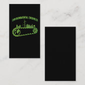 環境技術者環境エンジニアリング 名刺 (正面/裏面)