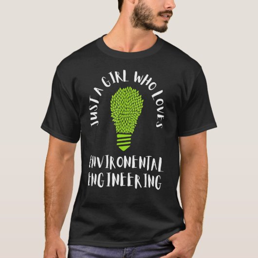 環境技術者・環境科学W Tシャツ (正面)