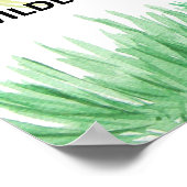 環境救動物の生息環境を保護する木 ポスター (角)