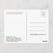 環境活動家はがき ポストカード (裏面)