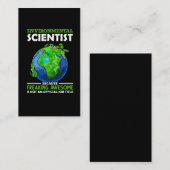 環境科学おもしろい者地球科学ユーモア 名刺 (正面/裏面)