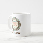 環境科学の専攻学生パーソナライズなマグのギフト コーヒーマグカップ (正面左)