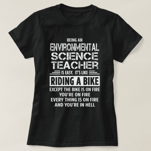 環境科学先生 Tシャツ (デザイン正面)