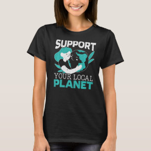 環境自然リサイクルMother Earth Da Tシャツ