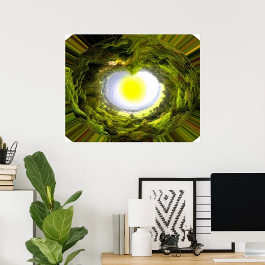 環境芸術 ポスター (ホームオフィス)