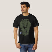 環境認識度グリーンプラネット Tシャツ (正面フル)
