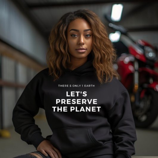 環境認識度ストップ気候変動 パーカ