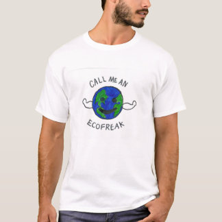 環境認識度デザイン(エコフリーク) Tシャツ