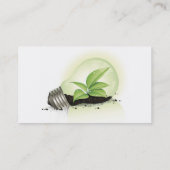 環境電球が植物の土壌を土壌に原因 名刺 (裏面)