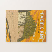 環太平洋国立公園リザーブトラベルヴィンテージ ジグソーパズル (横)