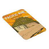 環太平洋国立公園リザーブトラベルヴィンテージ マグネット (右側)