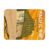 環太平洋国立公園リザーブトラベルヴィンテージ マグネット (横)