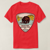 環太平洋国立公園BCカナダヴィンテージ旅行 Tシャツ (デザイン正面)