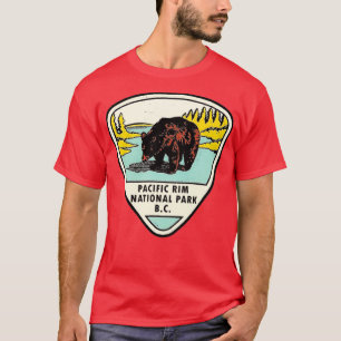 環太平洋国立公園BCカナダヴィンテージ旅行 Tシャツ