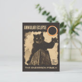 環状おもしろい食太陽の大きな猫2024年10月2日 ポストカード (スタンド正面)