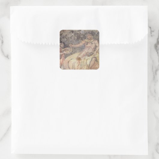 環状のポリフェム、ローマのモザイク スクエアシール (バッグ)