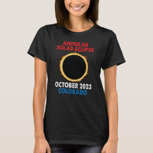 環状太陽の日食2023 10月14日Colora Tシャツ