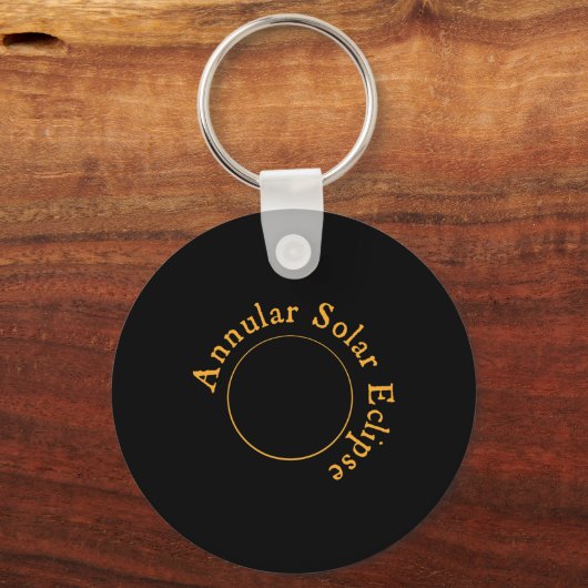 環状太陽の食 キーホルダー (正面)