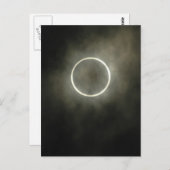 環状太陽の食 ポストカード (正面/裏面)