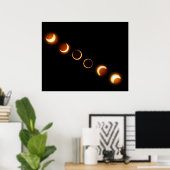 環状太陽の食、2012年5月20日 ポスター (ホームオフィス)