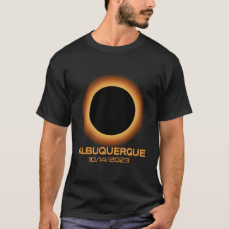環状太陽のEclipse 2023アルバカーキニューメキシコ Tシャツ