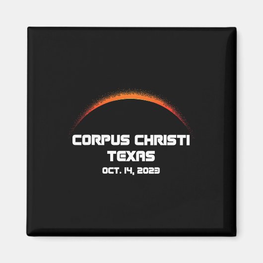 環状太陽のEclipse Sコーパスクリスティ秋 マグネット (正面)