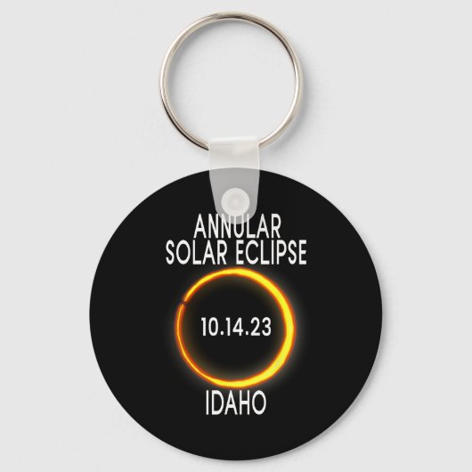 環状太陽のEclipse T – アイダホ キーホルダー (正面)