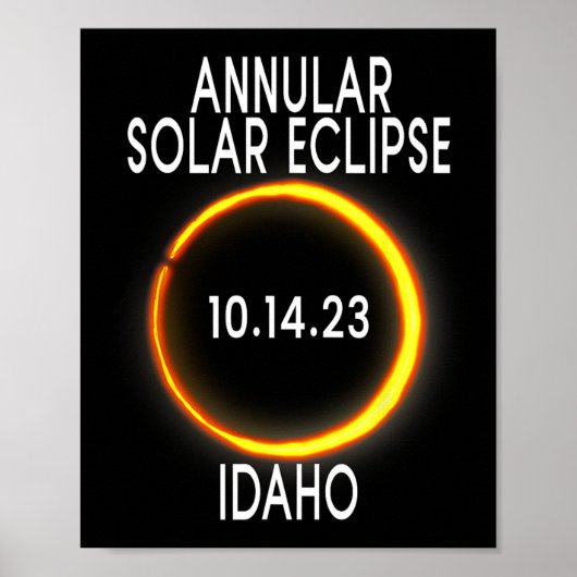 環状太陽のEclipse T – アイダホ ポスター (正面)