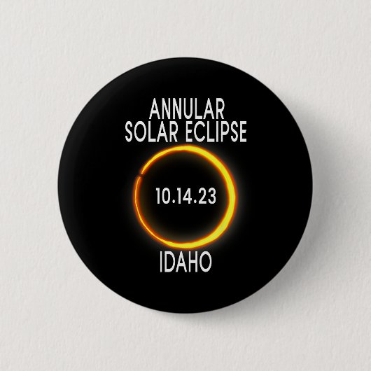 環状太陽のEclipse T – アイダホ 缶バッジ (正面)