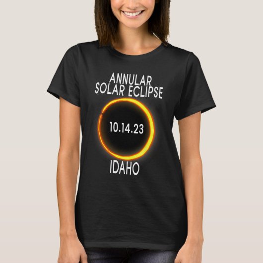 環状太陽のEclipse T – アイダホ Tシャツ (正面)