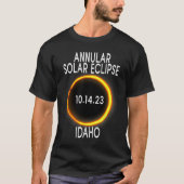 環状太陽のEclipse T – アイダホ Tシャツ (正面)