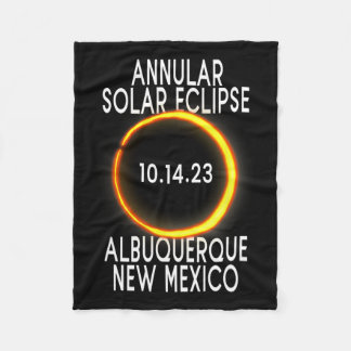 環状太陽のEclipse T – アルバカーキニューメキシコ フリースブランケット