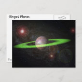 環状惑星 ポストカード (正面/裏面)