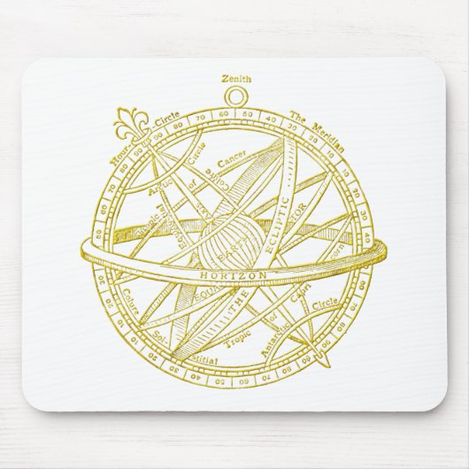 環状球 マウスパッド (正面)