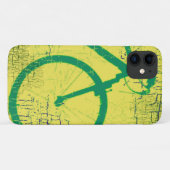 環状自転車グリーン Case-Mate iPhoneケース (裏面(横))