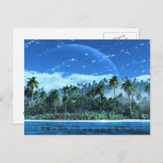 環礁 ポストカード (正面/裏面)