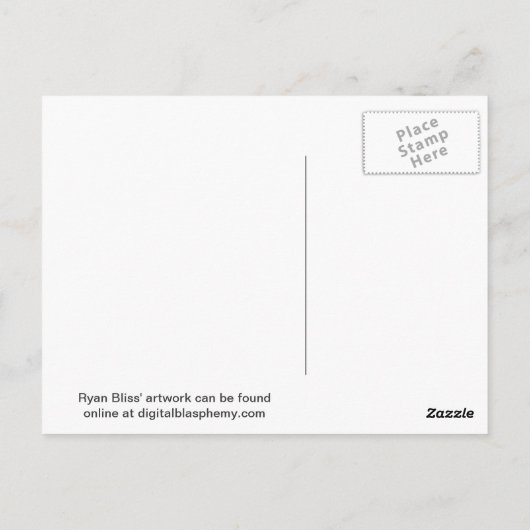 環礁 ポストカード (裏面)