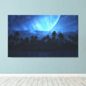 環礁（夜） キャンバスプリント (インサイチュ (ウッドフロア))